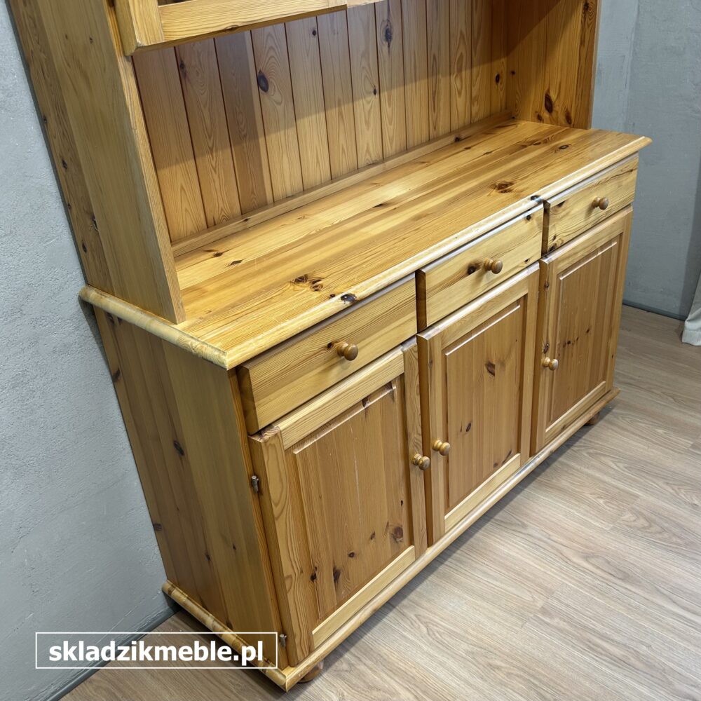 030925 KLASYCZNY SKANDYNAWSKI KREDENS SOSNOWY - obrazek 2