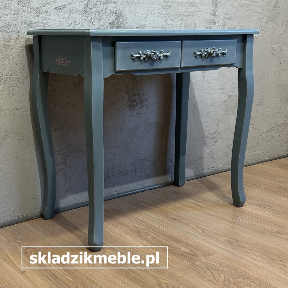 080925 KONSOLKA Z DWIEMA SZUFLADKAMI, PO METAMORFOZIE - obrazek 16