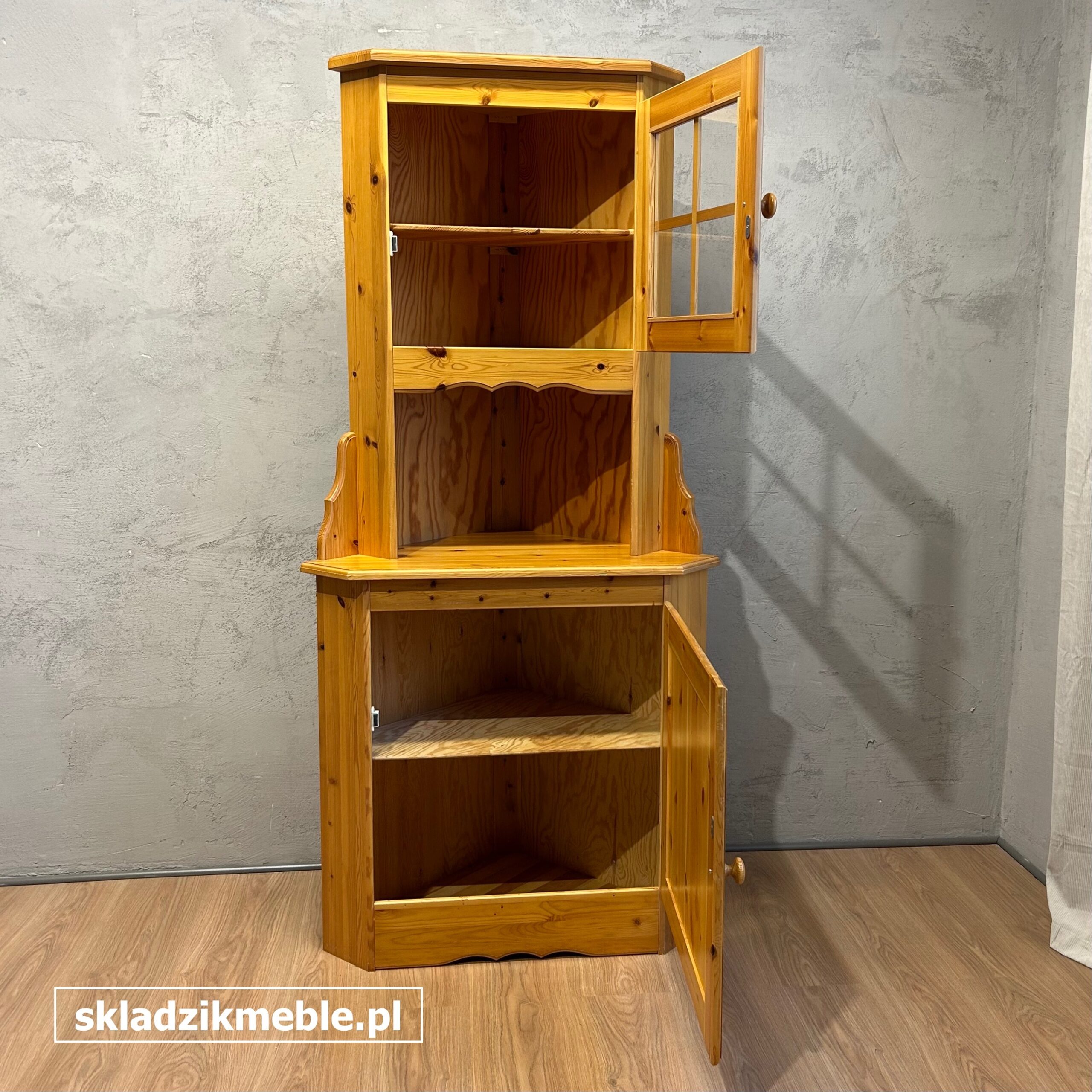 011025 KREDENS SOSNOWY NAROŻNY - obrazek 9