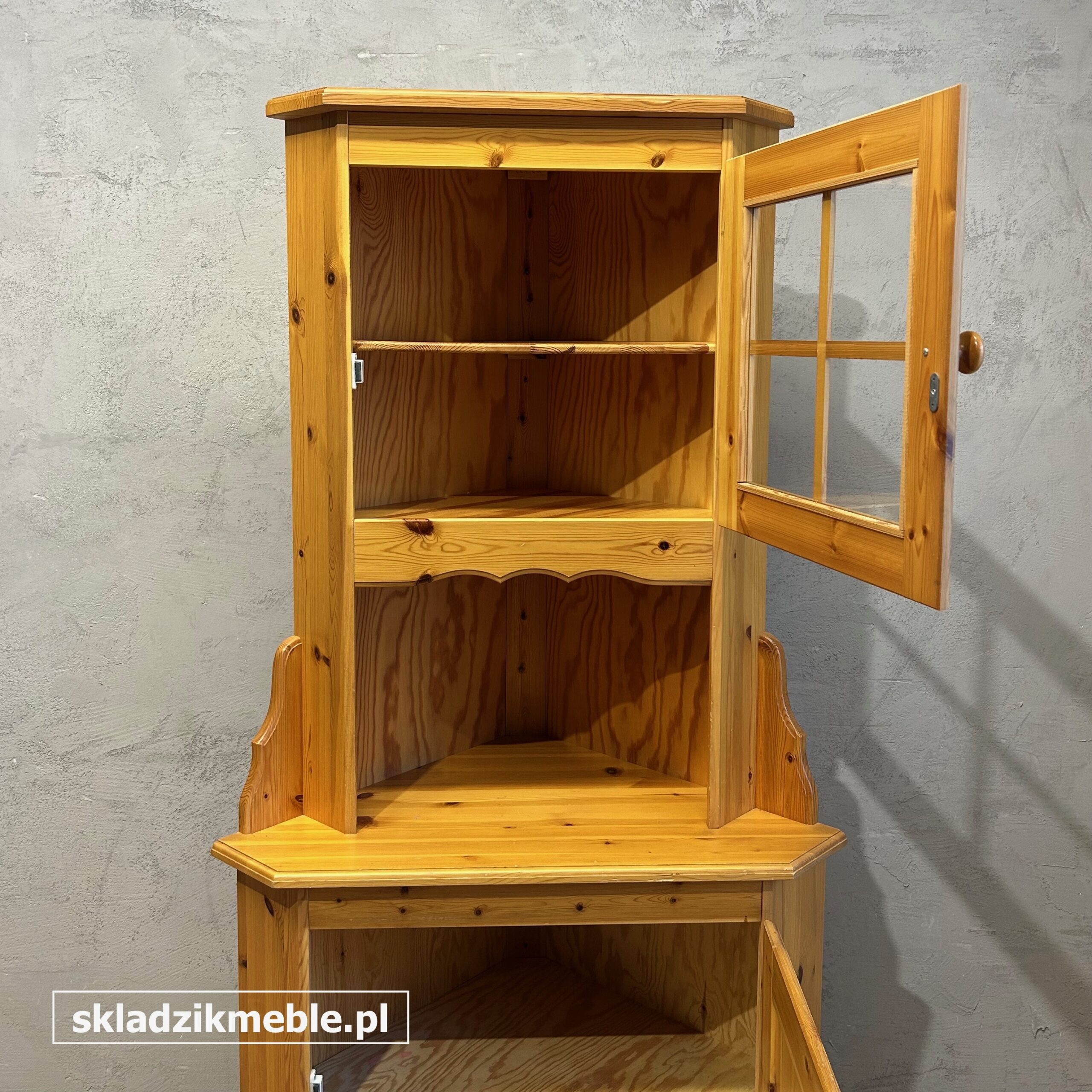 011025 KREDENS SOSNOWY NAROŻNY - obrazek 7