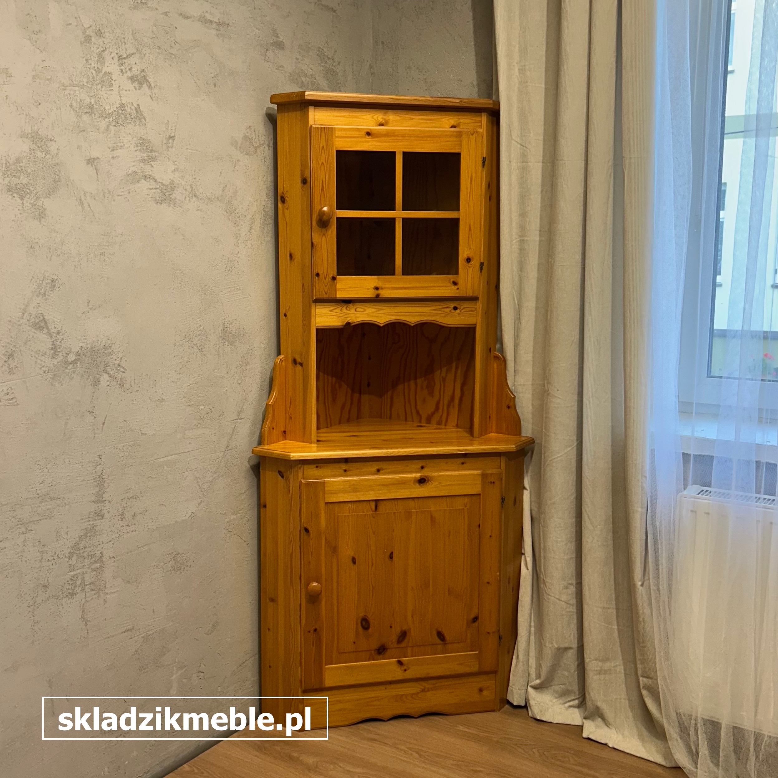 011025 KREDENS SOSNOWY NAROŻNY - obrazek 2