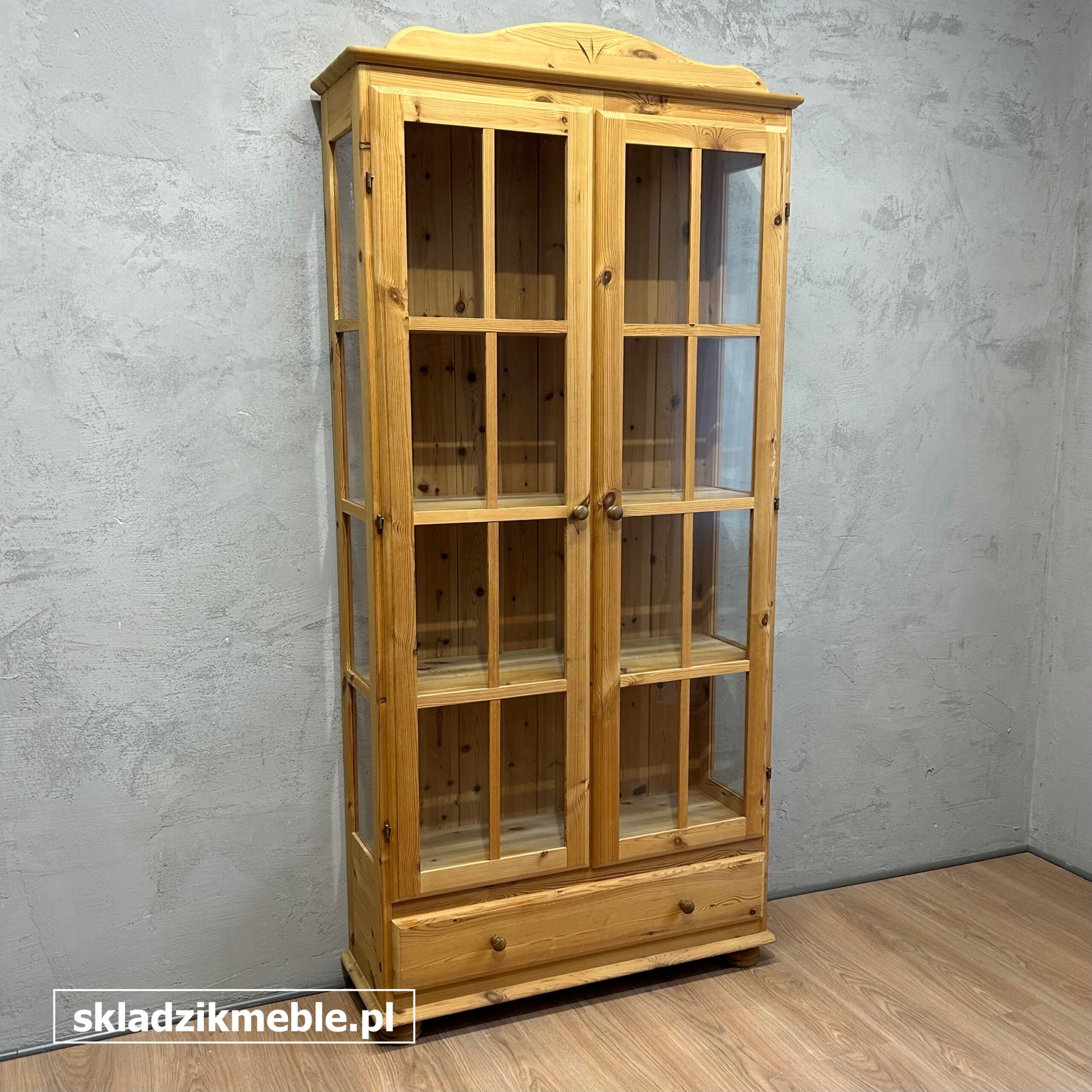 061025 WITRYNA SOSNOWA, BIBLIOTECZKA, Z JEDNĄ SZUFLADĄ - obrazek 10