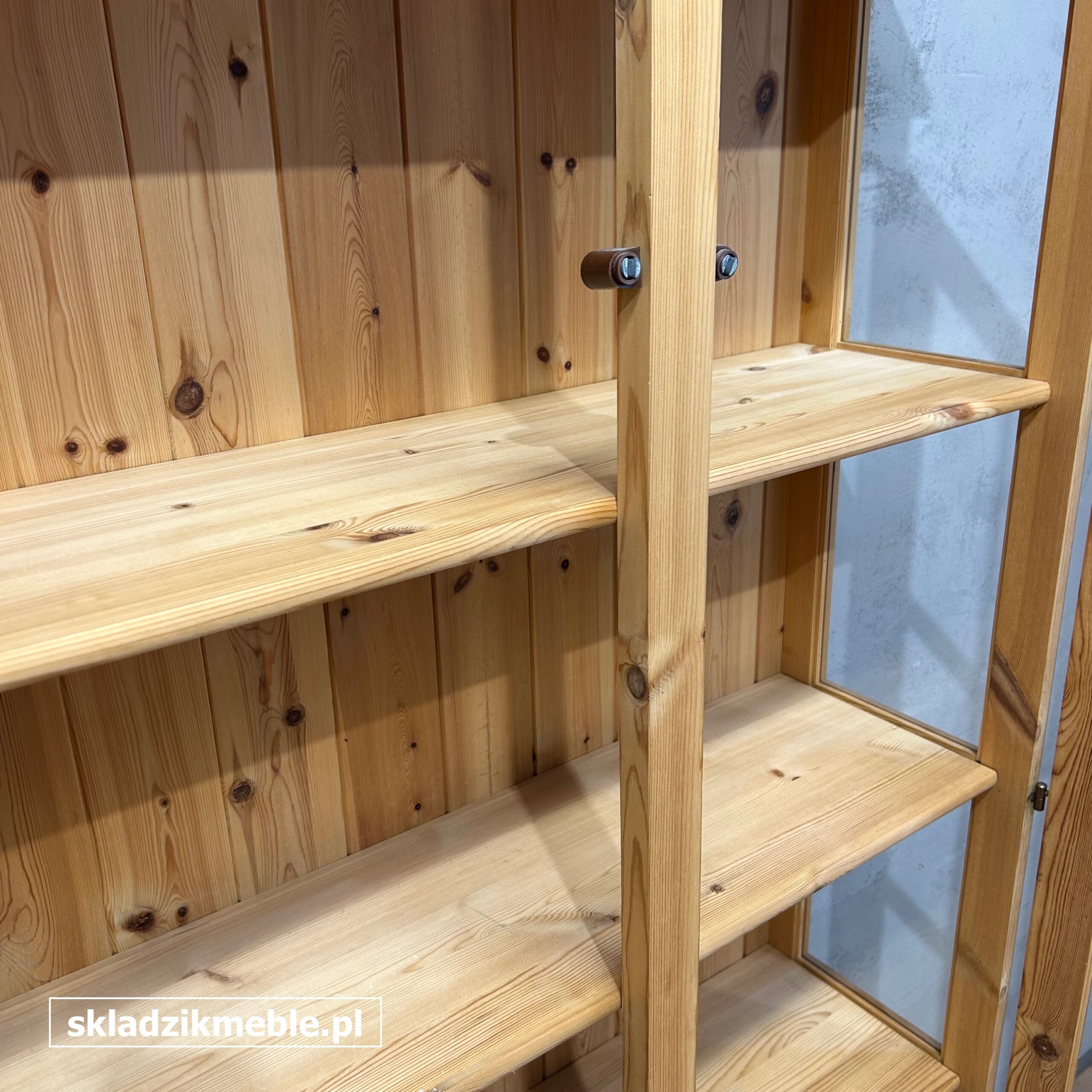 061025 WITRYNA SOSNOWA, BIBLIOTECZKA, Z JEDNĄ SZUFLADĄ - obrazek 9