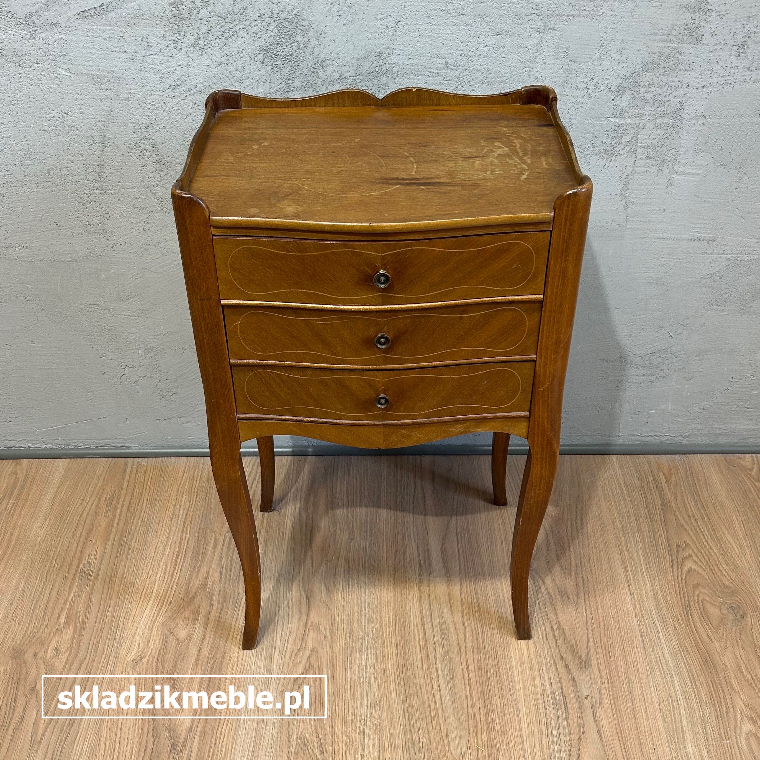 141025 MAŁA KOMODA, STOLIK, SZAFKA W STYLU LUDWIKOWSKIM - obrazek 10