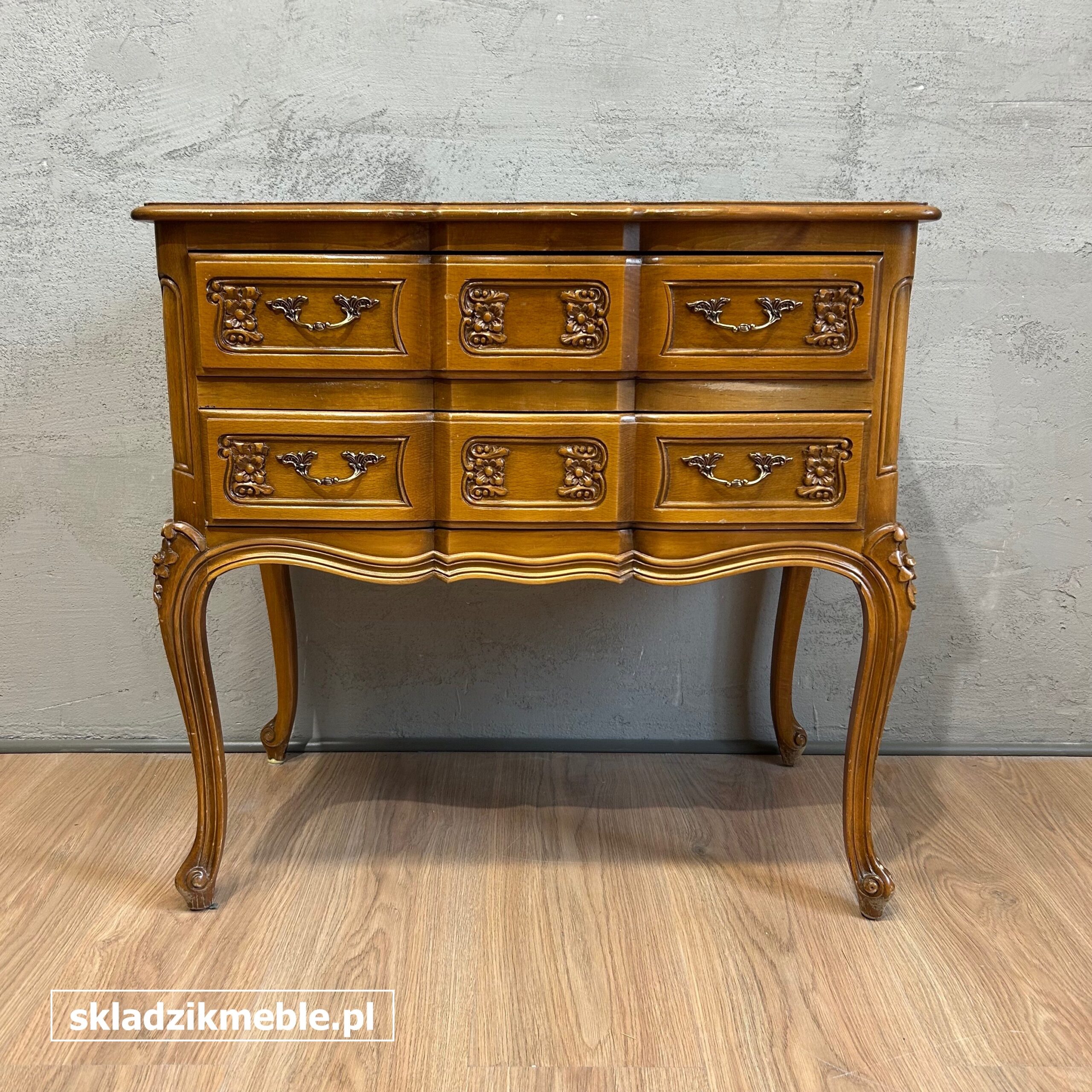 151025 KONSOLKA, KOMODA NA NÓŻKACH W STYLU LUDWIKOWSKIM - obrazek 8