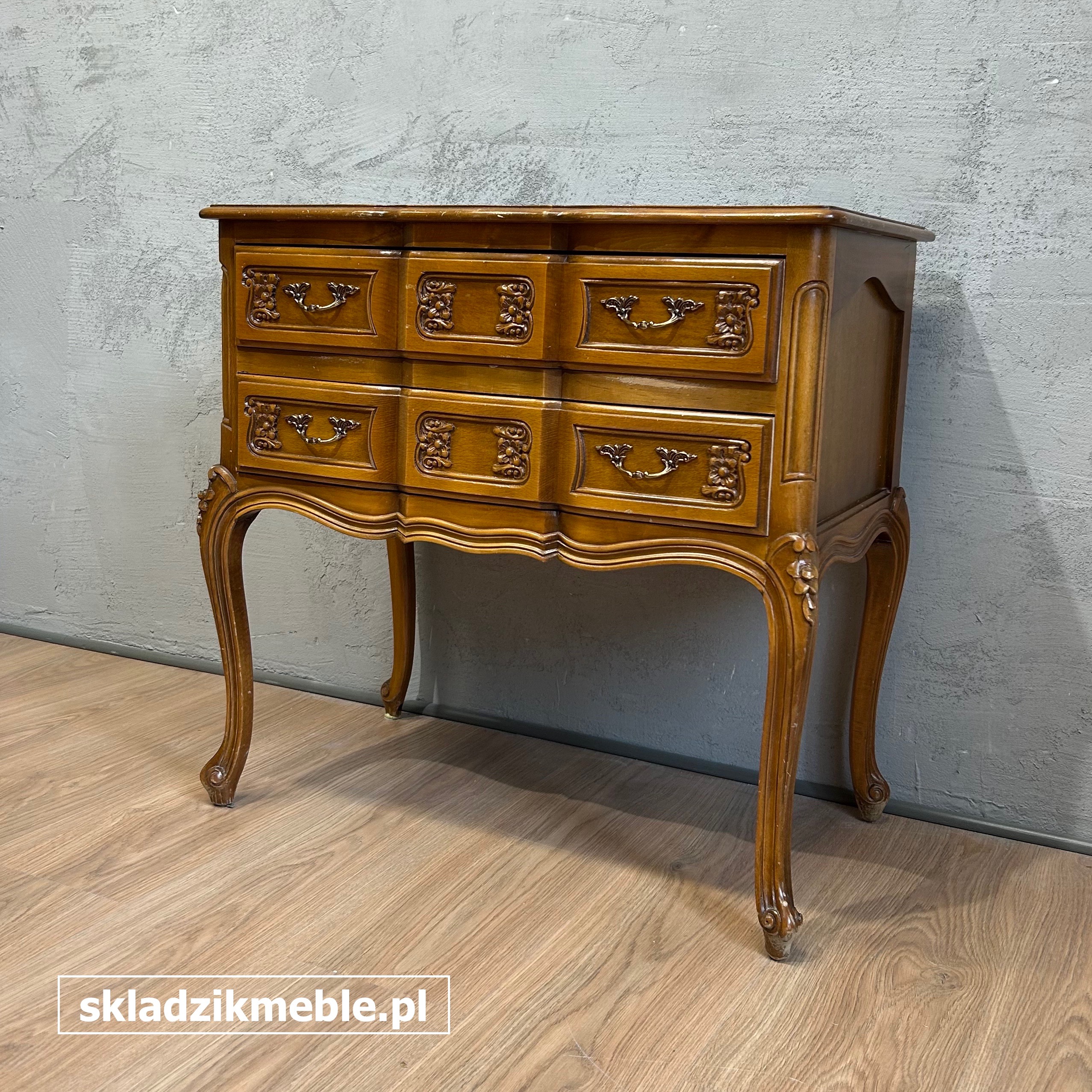 151025 KONSOLKA, KOMODA NA NÓŻKACH W STYLU LUDWIKOWSKIM - obrazek 10