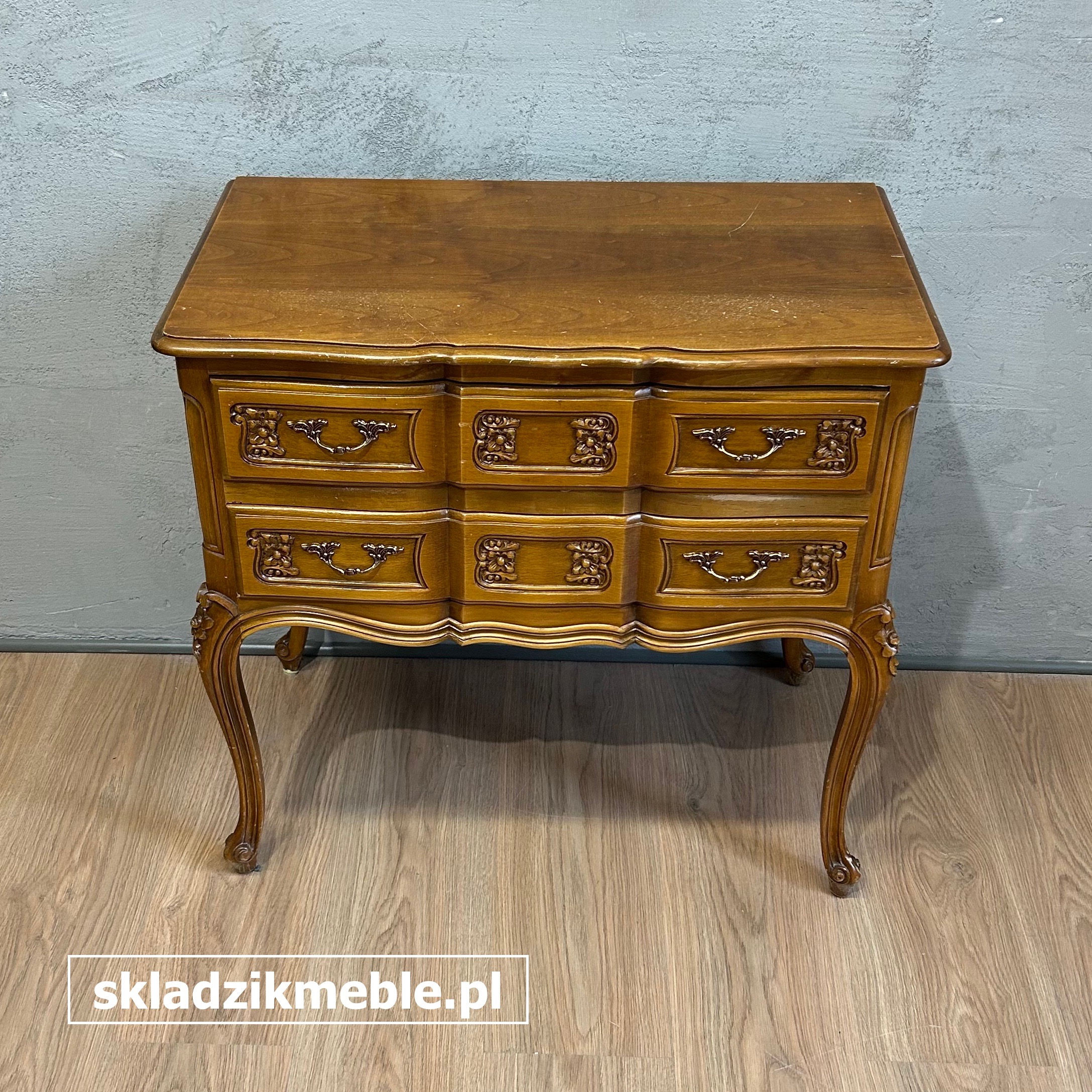 151025 KONSOLKA, KOMODA NA NÓŻKACH W STYLU LUDWIKOWSKIM - obrazek 11