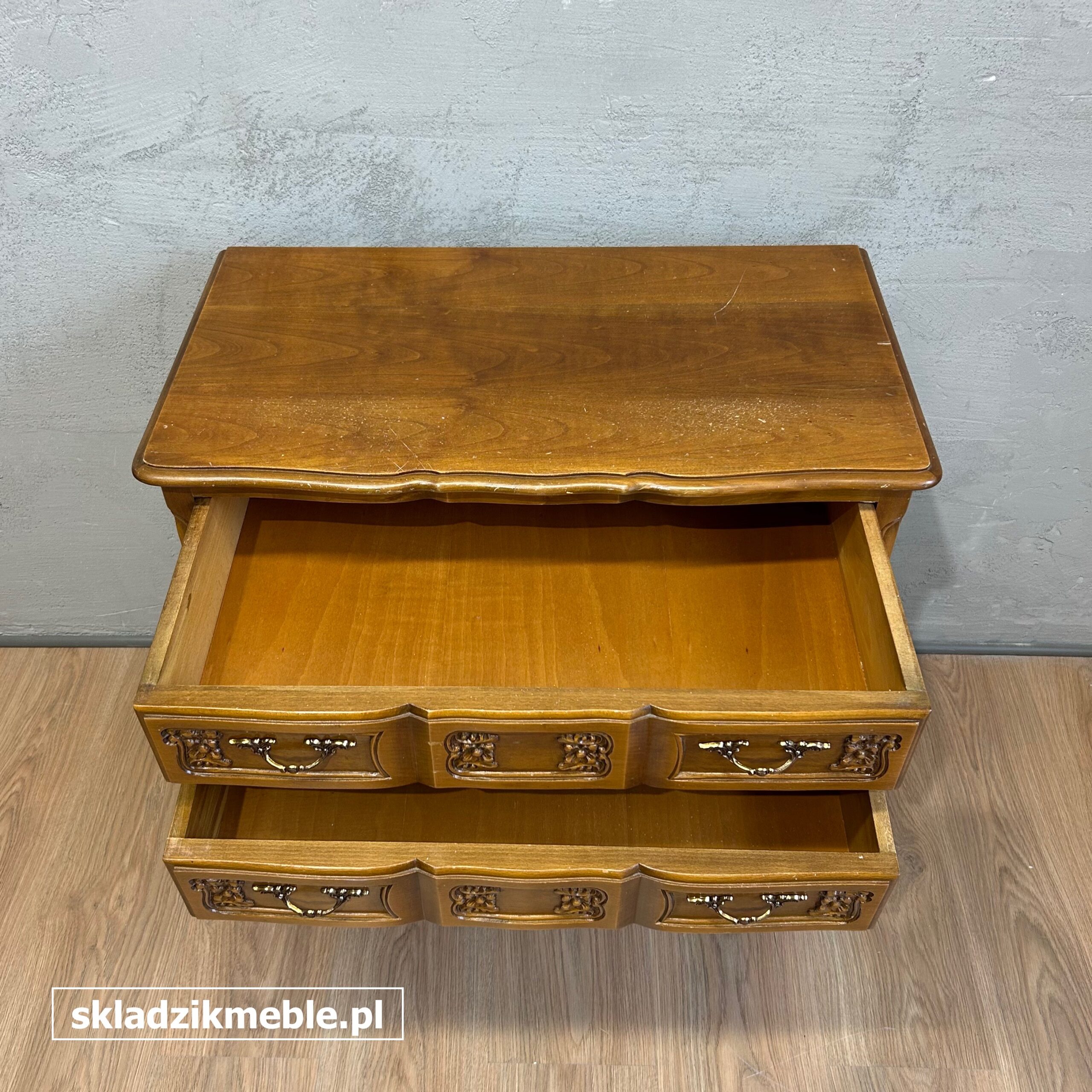 151025 KONSOLKA, KOMODA NA NÓŻKACH W STYLU LUDWIKOWSKIM - obrazek 4