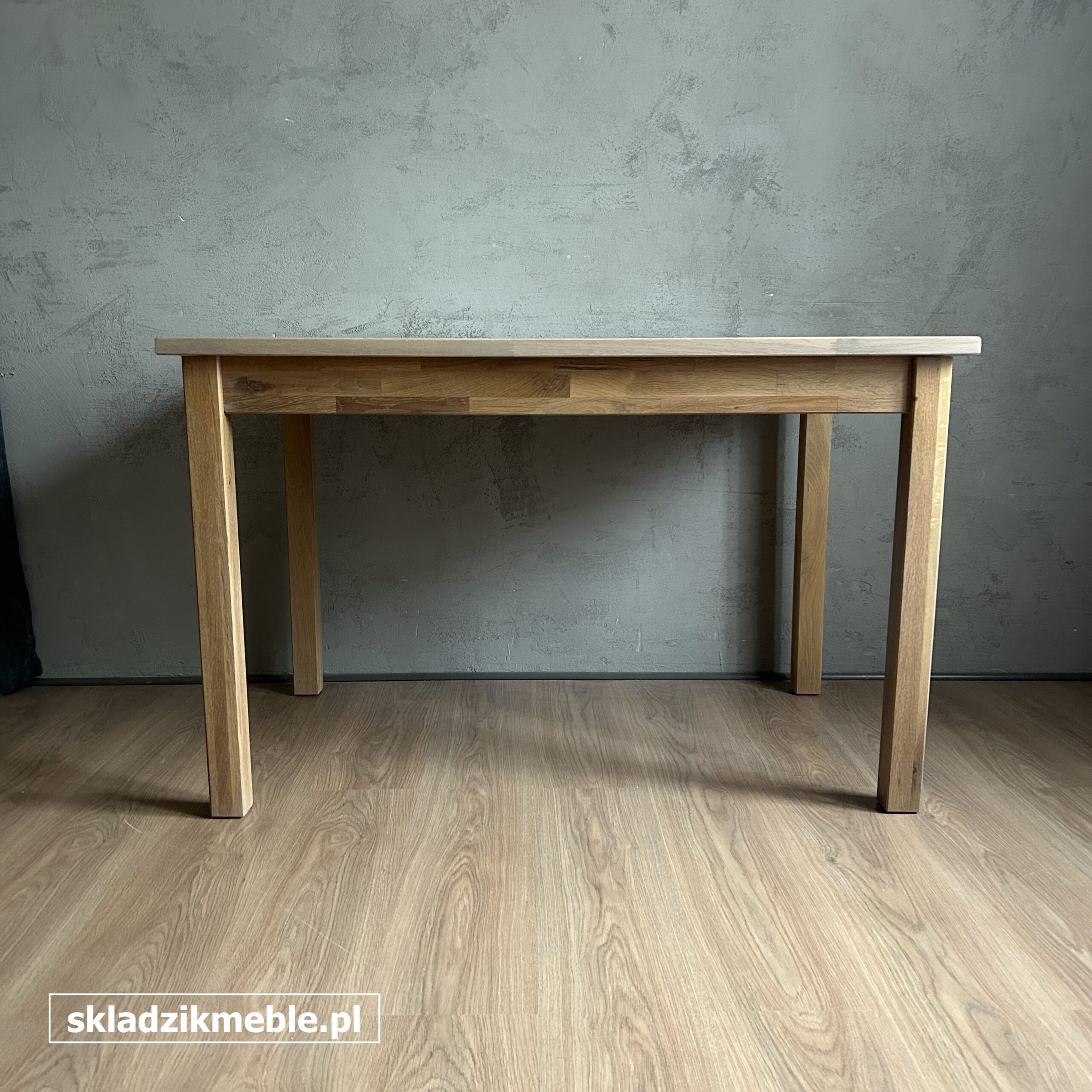 241025 STÓŁ SOSNOWY PROSTY, ODNOWIONY - obrazek 5