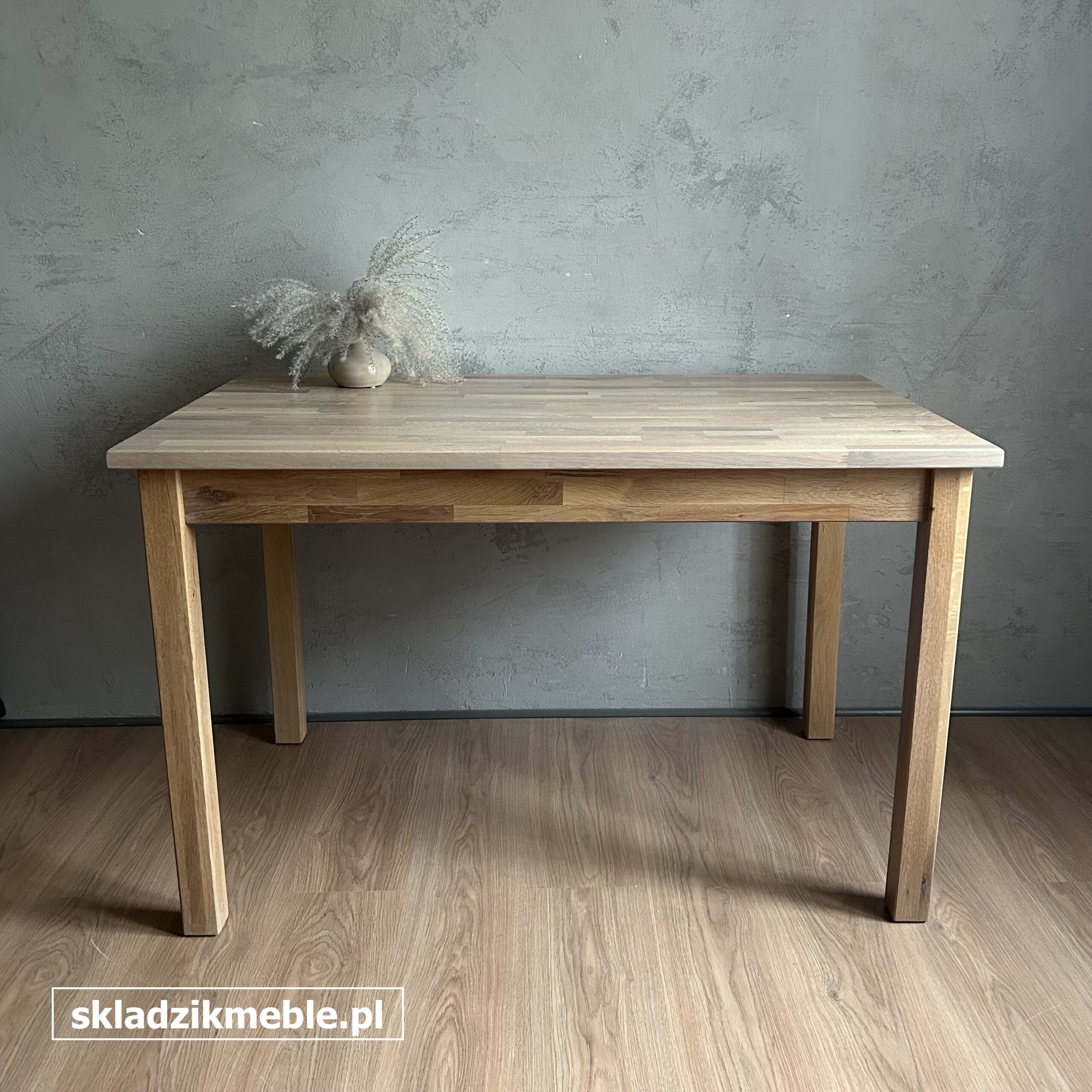 241025 STÓŁ SOSNOWY PROSTY, ODNOWIONY