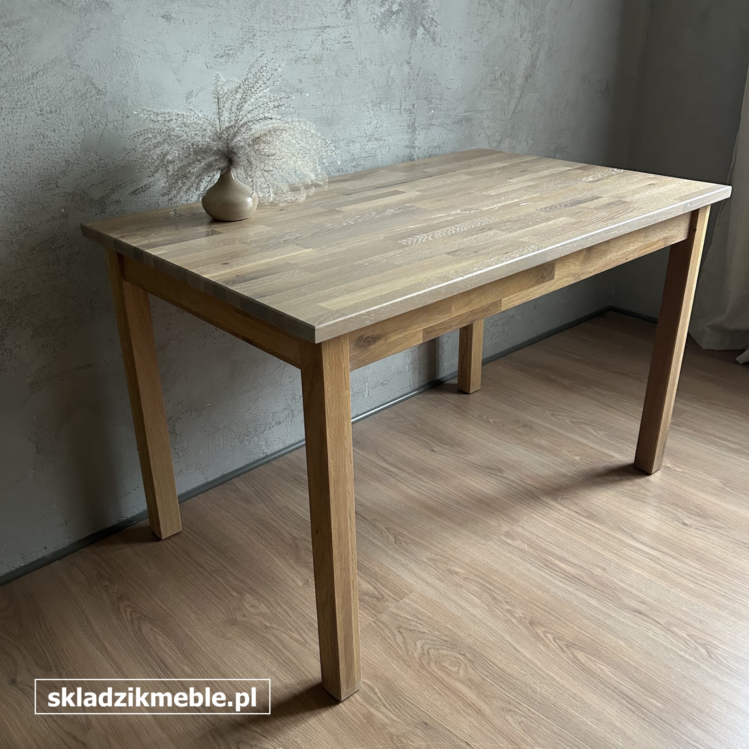241025 STÓŁ SOSNOWY PROSTY, ODNOWIONY - obrazek 8