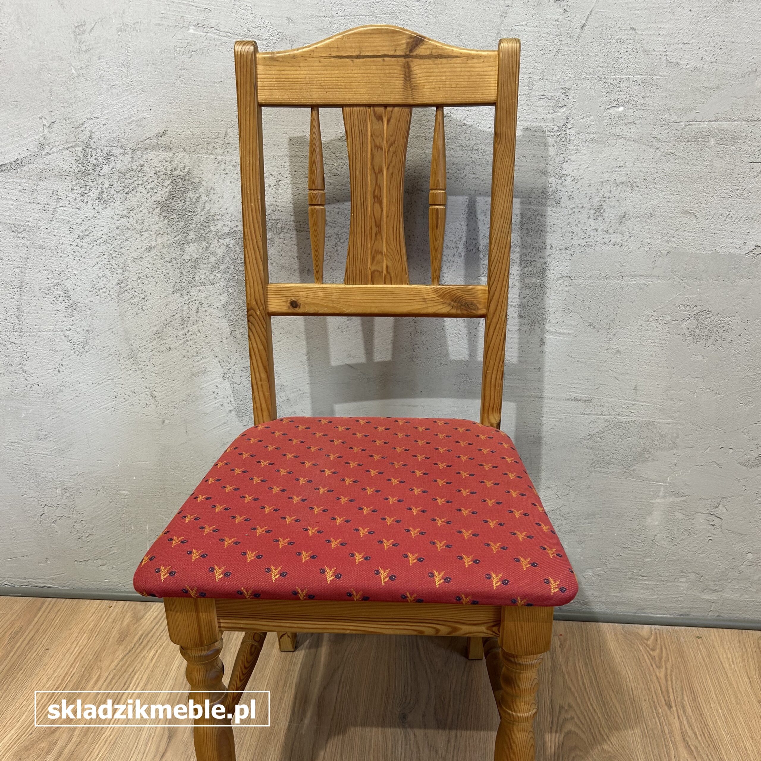 301025 KRZESŁO SOSNOWE, MIĘKKIE, TAPICEROWANE SIEDZISKO - obrazek 8