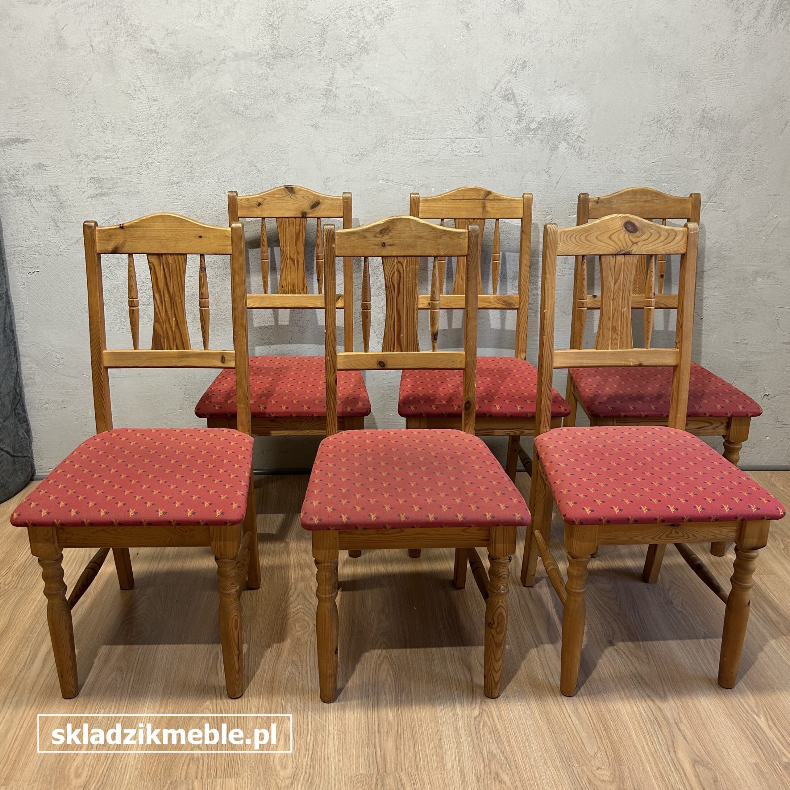 301025 KRZESŁO SOSNOWE, MIĘKKIE, TAPICEROWANE SIEDZISKO - obrazek 9