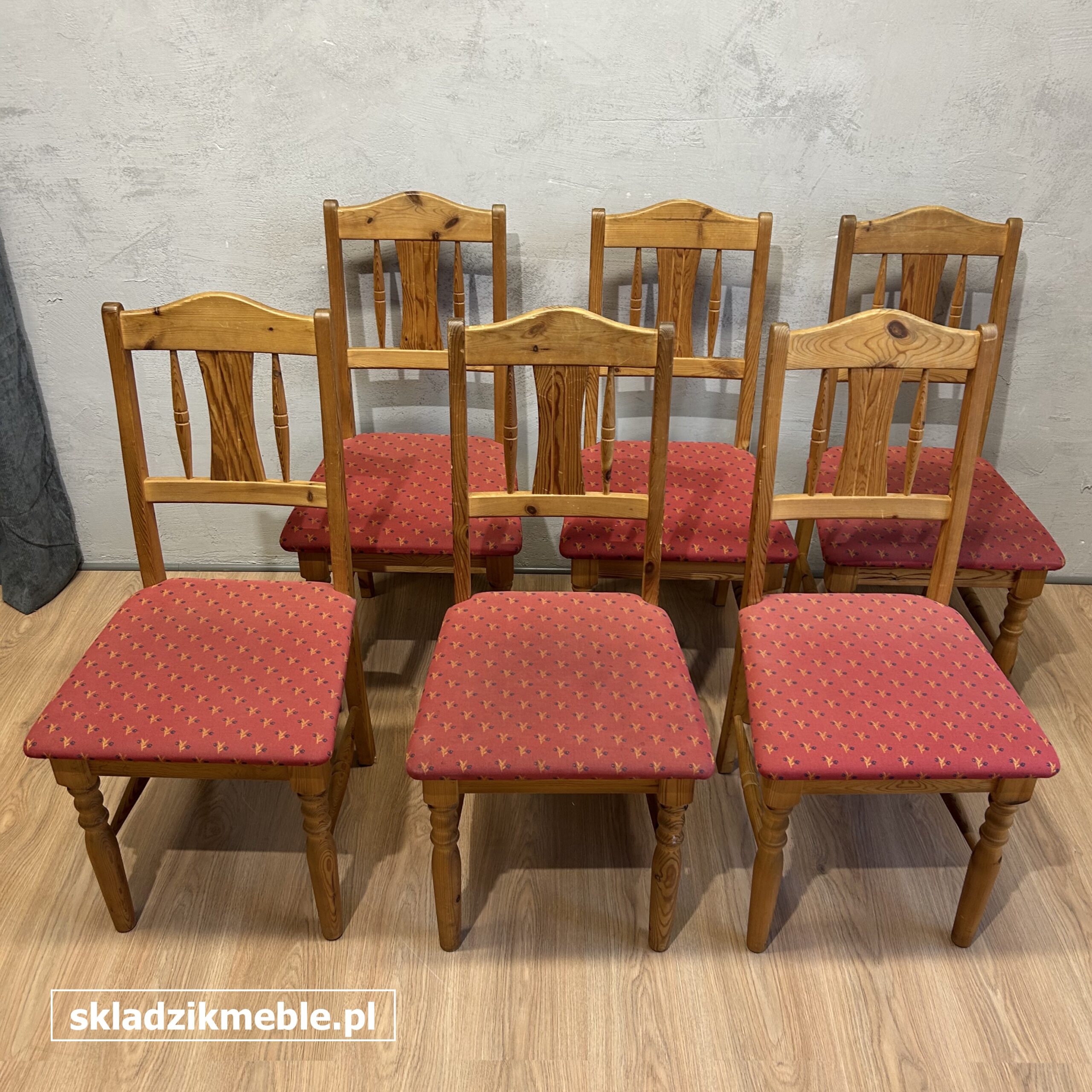 301025 KRZESŁO SOSNOWE, MIĘKKIE, TAPICEROWANE SIEDZISKO - obrazek 10