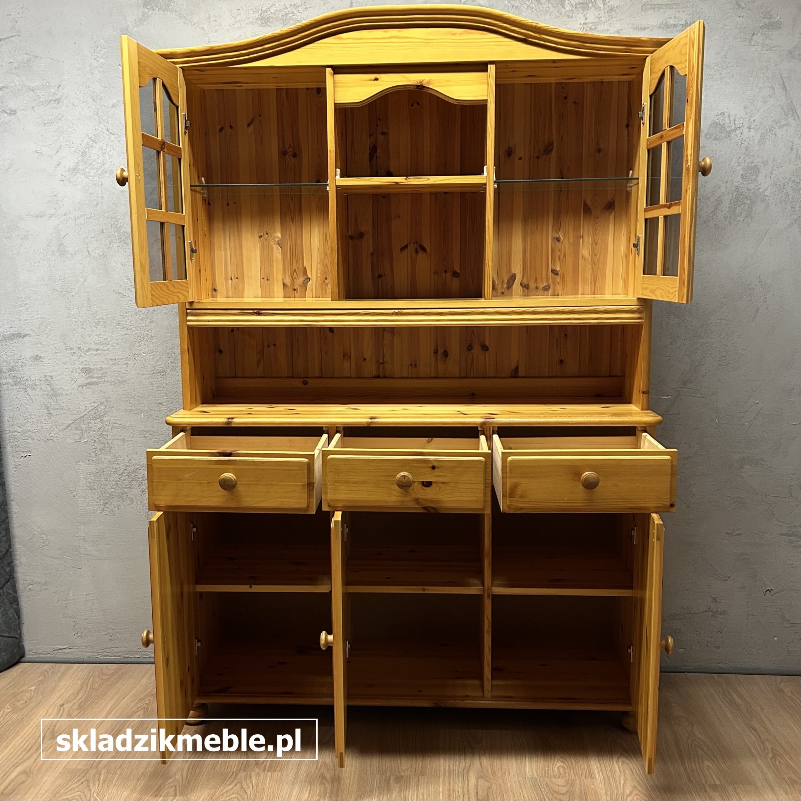 031225 KREDENS SOSNOWY, CIEKAWY, NIESPOTYKANY EGZEMPLARZ - obrazek 12